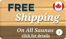 Saunas - Free Shipping